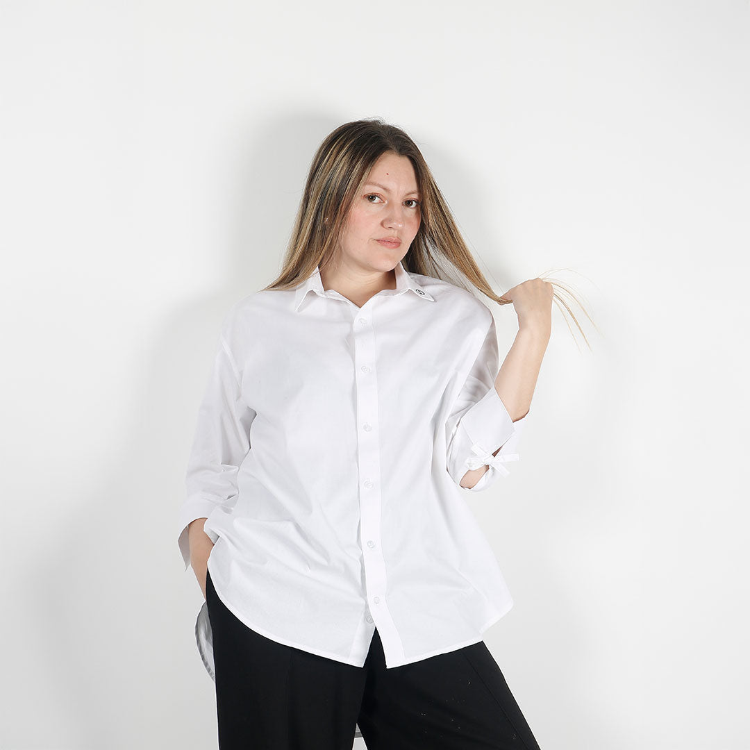 Blusa Oversize | Nudo en Mangas