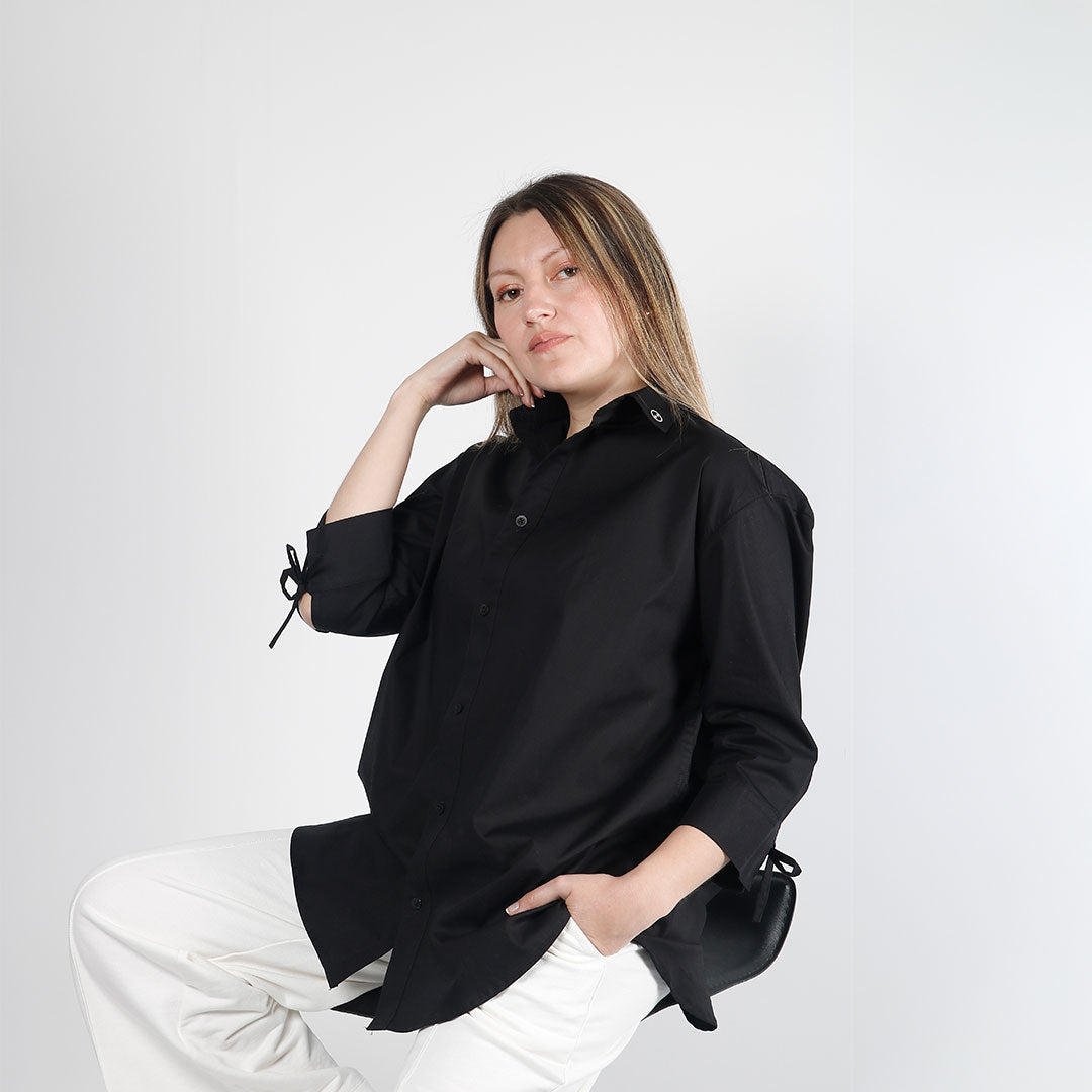 Blusa Oversize | Nudo en Mangas