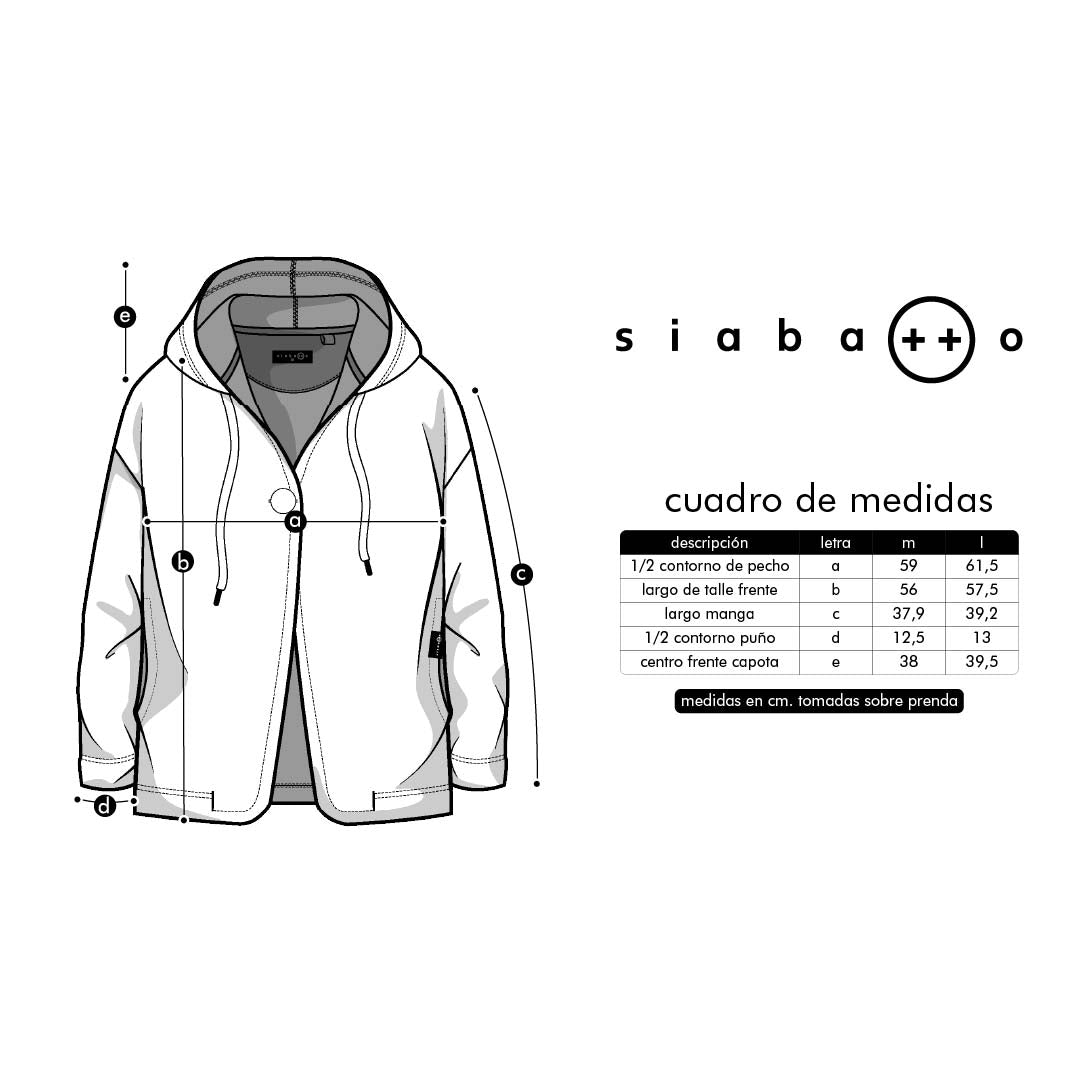 Chaqueta Casual Capota Botón